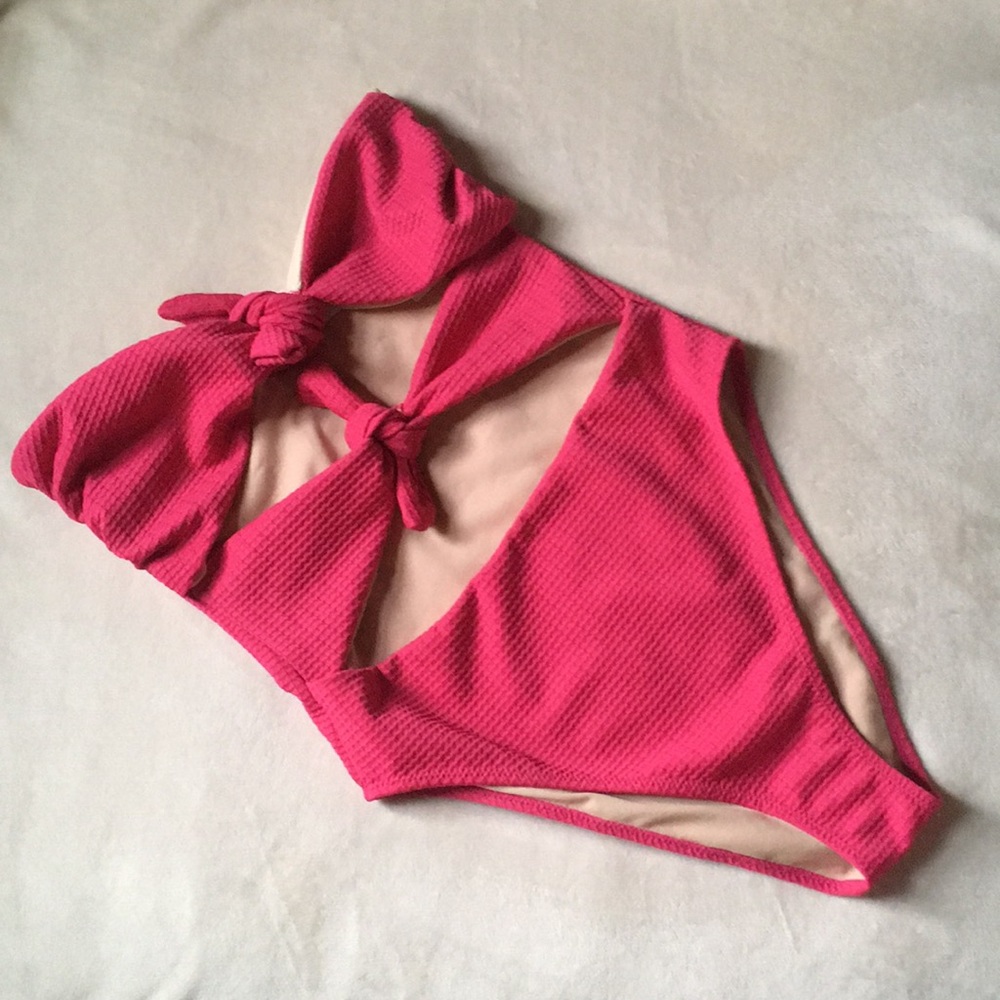 Loverbird Tropicana Tie Front👙Bathing Suit